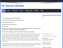 Tablet Screenshot of drstevenreisler.com